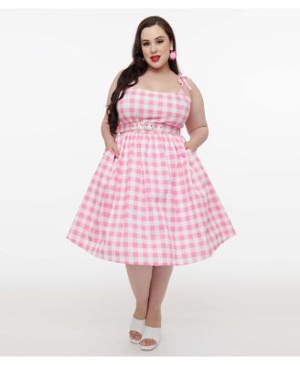 Plus Size 1950s Bobbie Swing Dress
