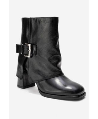 Women's Lore Leather Block Heel Boot