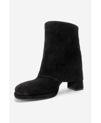 Women's Lore Leather Block Heel Boot