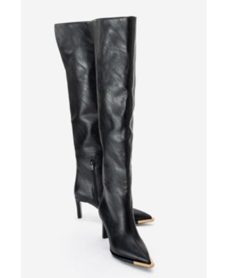 Women's Vody Over The Knee Zip Stiletto Boot