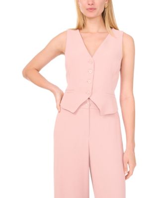 Women's Sleeveless Welt Pocket Vest