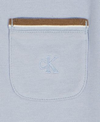 Boys' 2T-7 Tipped Polo Shirt and Twill Shorts, 2-Piece Set