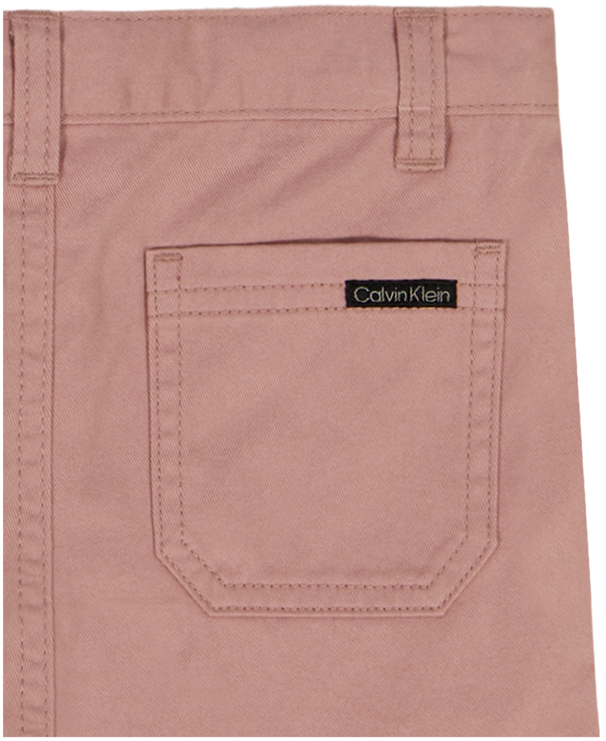 Calvin Klein Boys' Toddler 2T-4T Plaid Short-Sleeve Shirt and Twill Shorts, 2-Piece Set