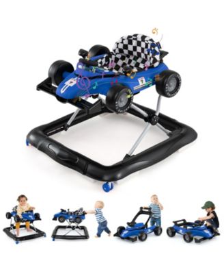 Toddler 4-in-1 Push Walker Activity Center Height Adjustable with Music