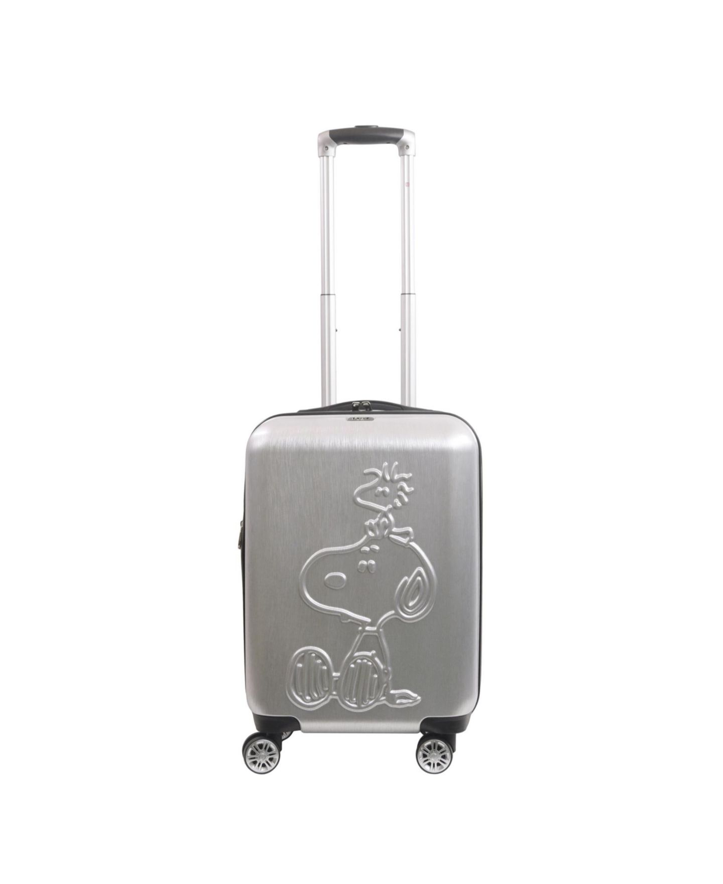 Чемодан FUL Embossed Molded Medium Hardside Carry-On Spinner, цвет: Серебряный — фото 2