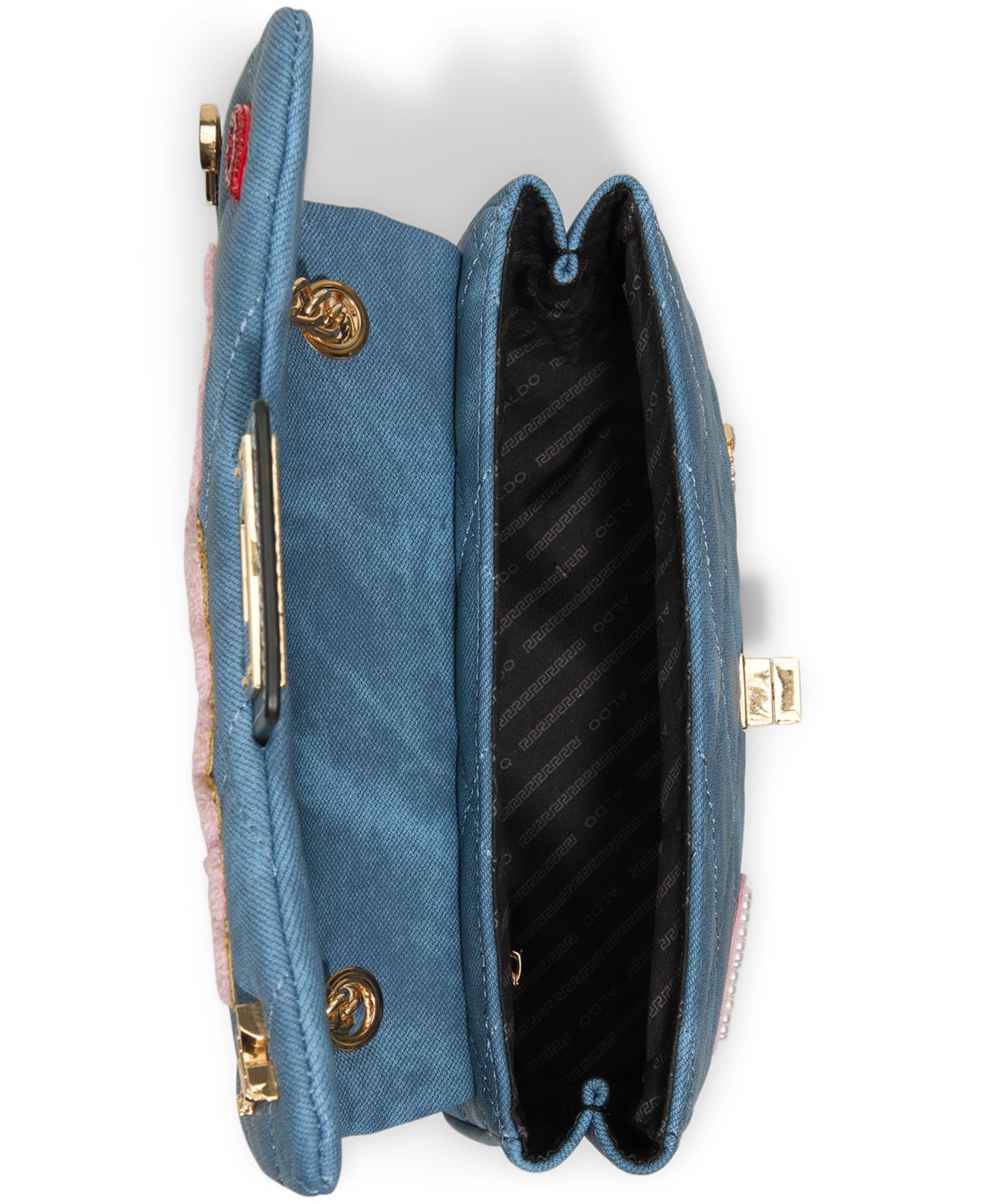 Женская сумка ALDO Honeoye Small Crossbody, цвет: Синий — фото 4