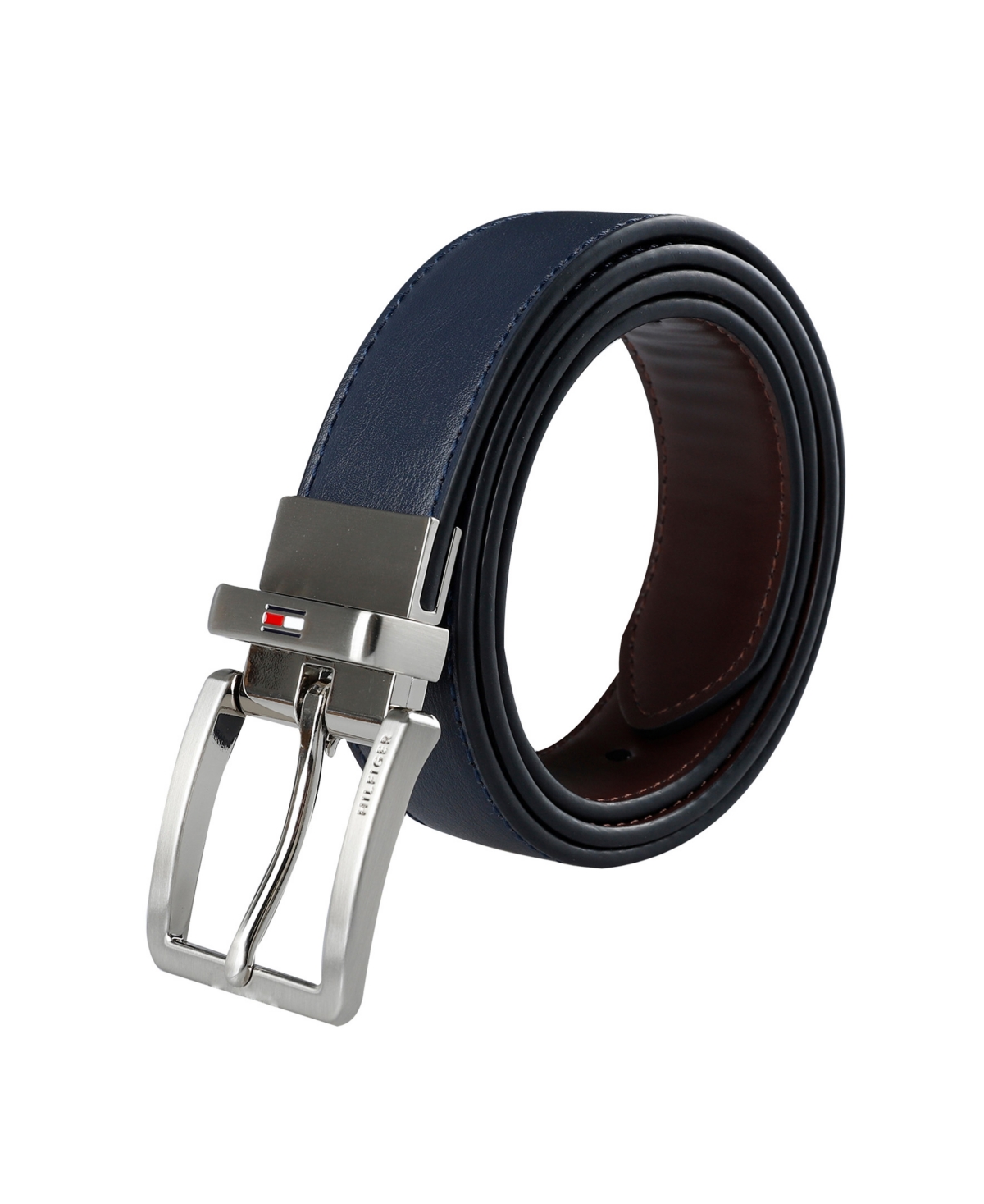 Tommy Hilfiger Men's Two-In-One Reversible Dress Belt