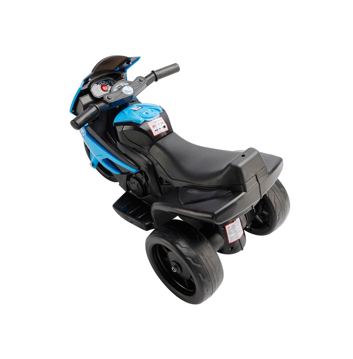Bruce & Shark 6V Kids 3-Wheel Ride-On Motorcycle with Parent Remote Control Led Light