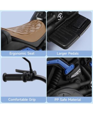 6V 3-Wheel Kids Motorcycle for Ages 1-3, Electric Toy with Light & Music