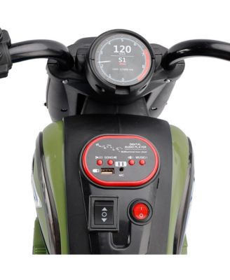 6V 3-Wheel Kids Motorcycle for Ages 1-3, Electric Toy with Light & Music