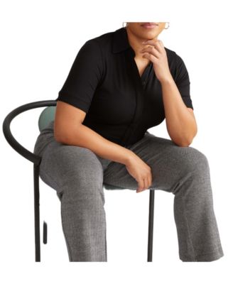 Plus Size Amaya Ponte Kick Flare Pants