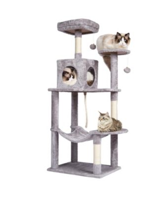 56.2" Multi-Level Cat Tree with Condo