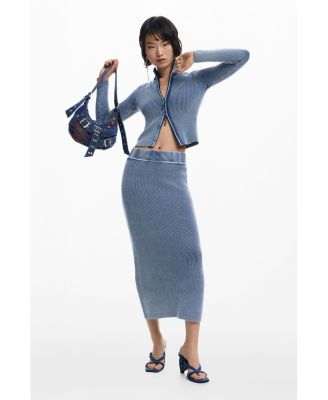 Women's LONG KNIT SKIRT