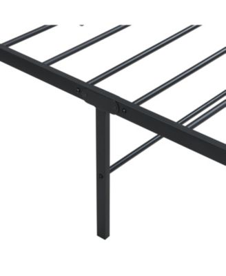 Twin Black Metal Bed Frame- Heavy Duty, Quiet, Easy Assembly