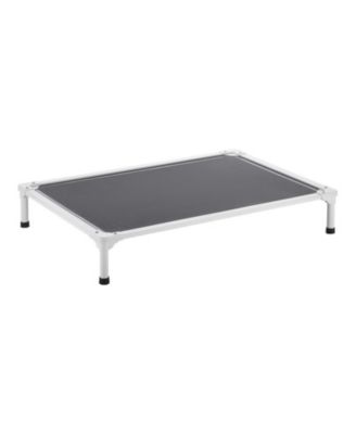 Aluminum Portable Elevated Pet Cot, Large, Gray