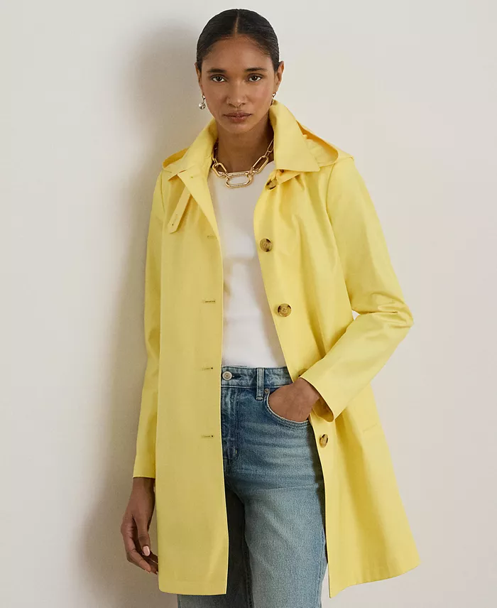 Women's Hooded Raincoat - thumbnail 5