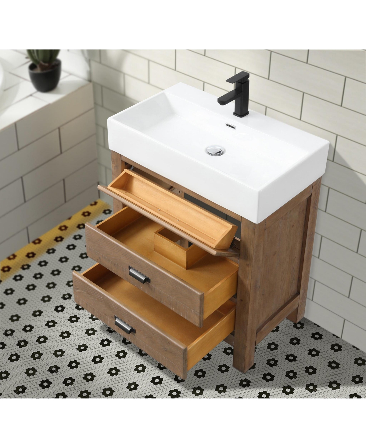 Ari Bath, Ava 30", Weathered Fir Finish