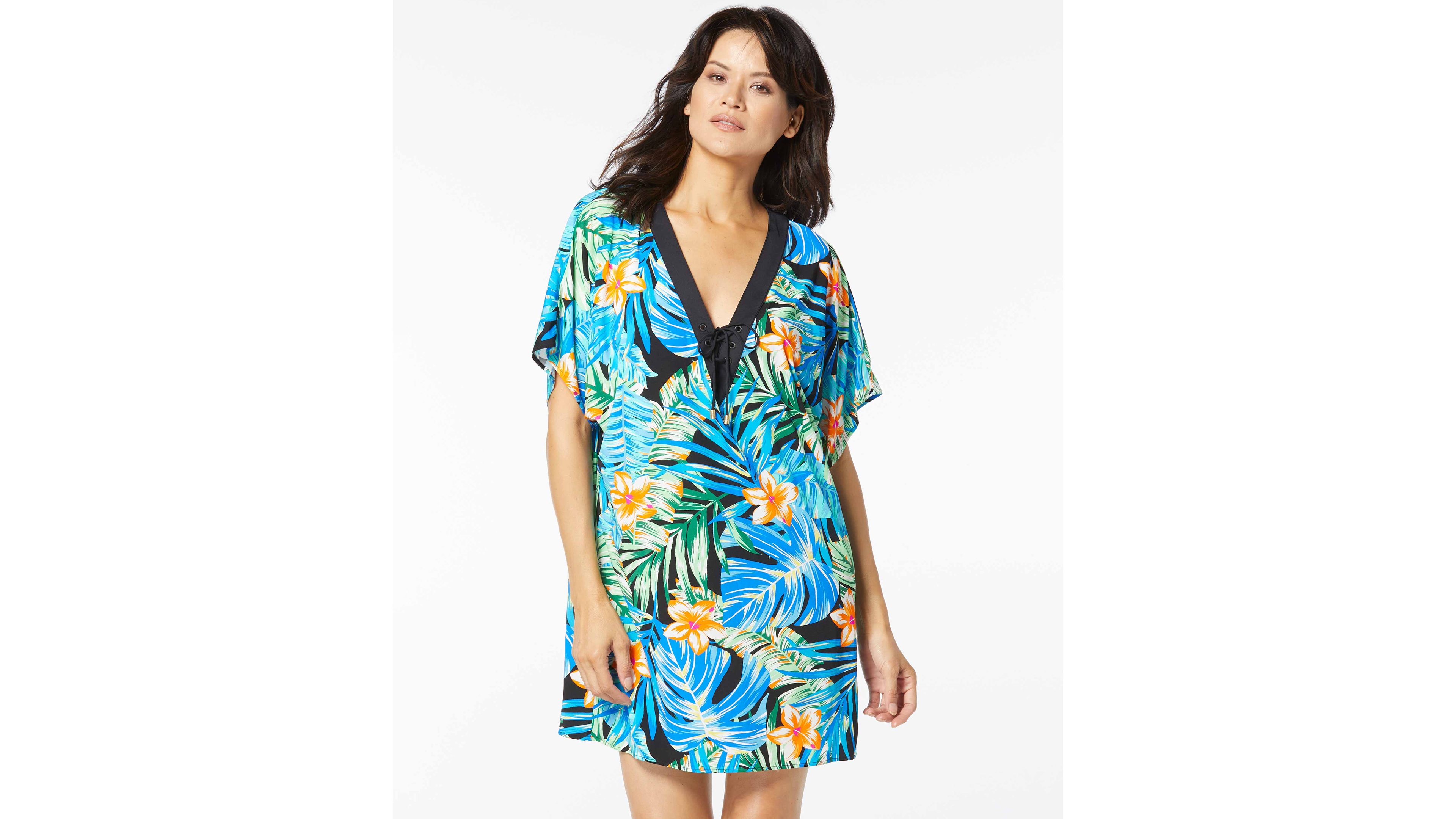 Coco Reef Women's Raya Printed Cover-Up Swim Dress
