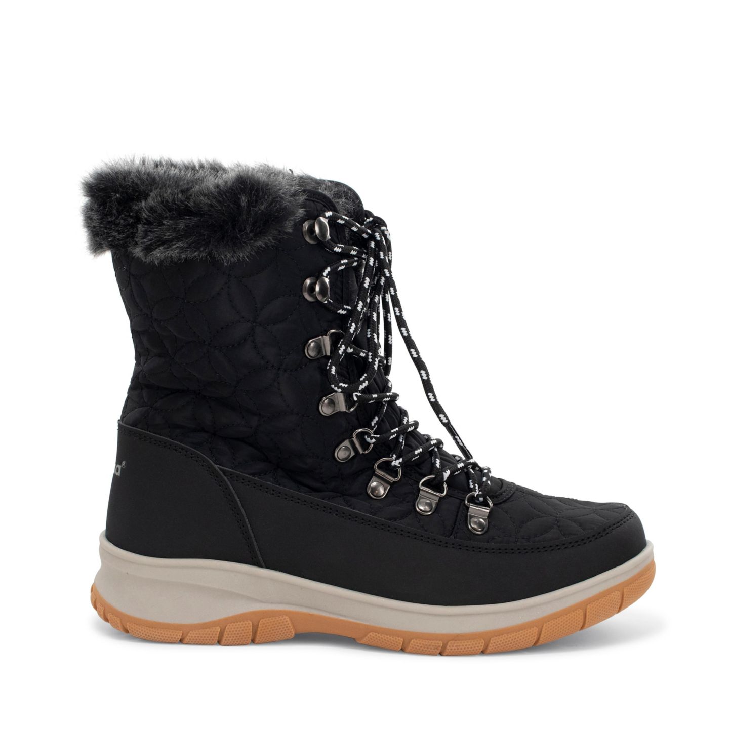 Женские ботинки Chooka Belltown Mid Faux Fur Cold Weather Boot, цвет: Чёрный — фото 2