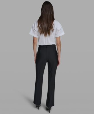 Petite Ponte Wide-Leg Pants