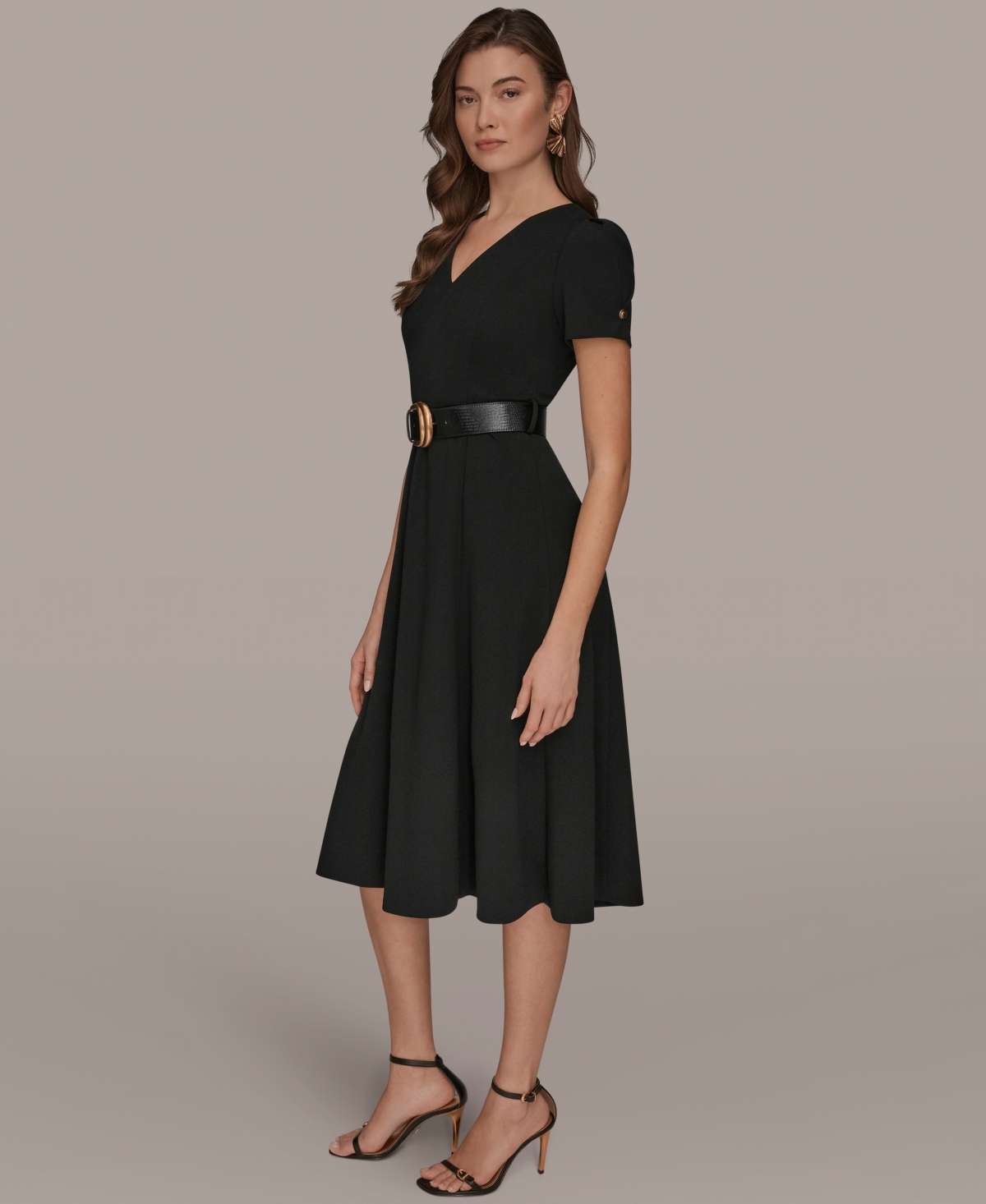 Donna Karan New York Women's A-Line Midi Dress