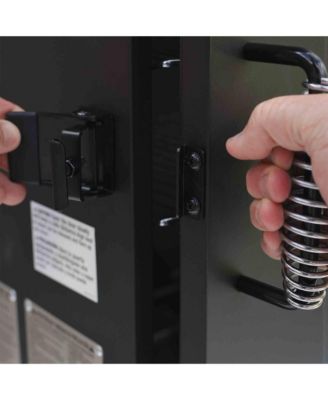 1500 Watt Electric Vertical Smoker with 531 Sq In Cooking Area, Black