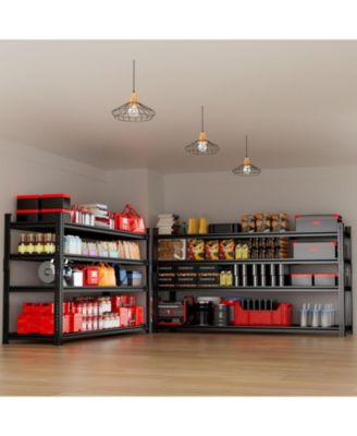 5-Tier 60 in W x 78 in H x 24 in D Adjustable Heavy Duty Metal Shelving Unit