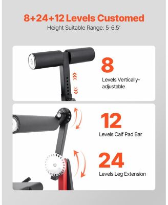 Leg Extension and Curl Machine, Adjustable Lower Body Strength Trainer for Thigh and Hamstring Workouts, 550 lb Capacity