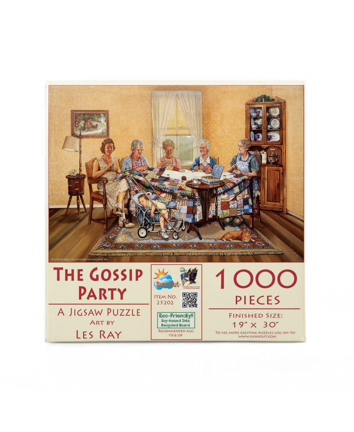 SunsOut The Gossip Party 1000 piece Jigsaw Puzzle