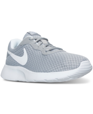 Nike Tanjun Sneakers In Wolf Grey/black-white