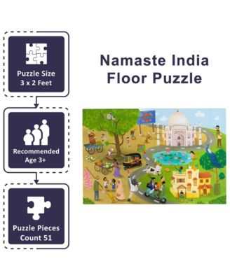 Namaste India: Floor Puzzle - 51 pcs