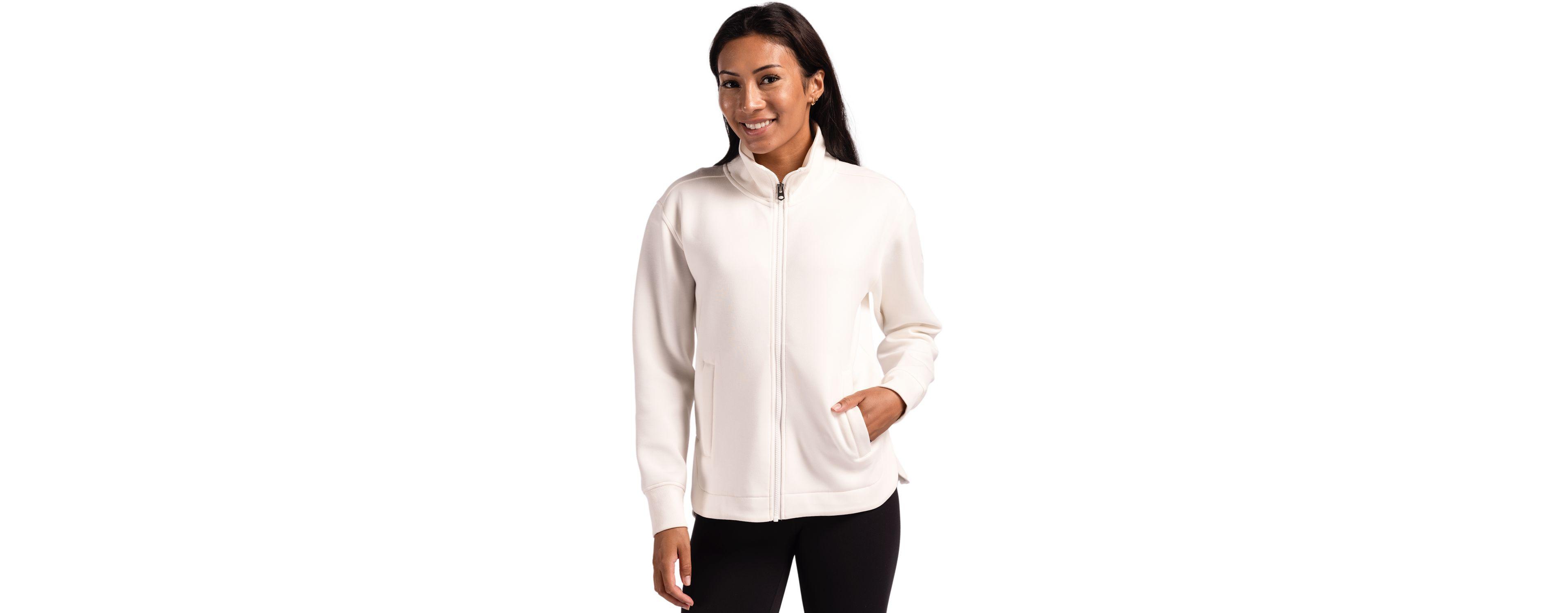 Cutter & Buck Women's Roam Full Zip Long Sleeve Jacket