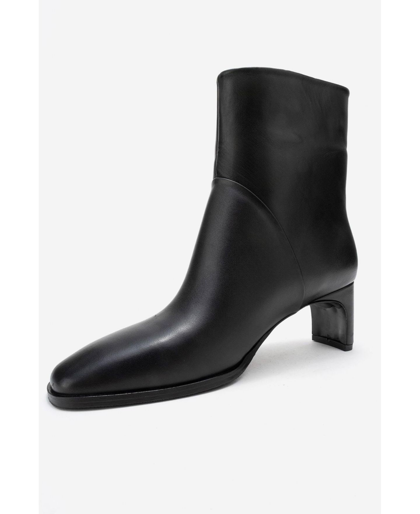 Женские ботинки Forever & Always Shoes Nordy Leather Boot, цвет: Чёрный — фото 4