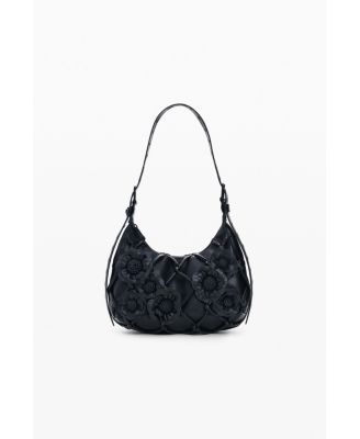 Women's Small braided floral bag