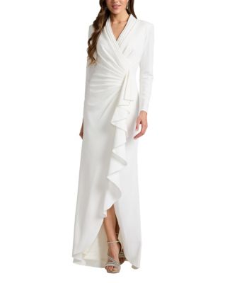 Women's Markum Long-Sleeve Flounce Gown