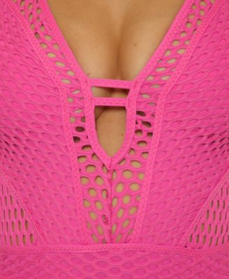 Women's Castaway Fishnet One-Piece Swimsuit