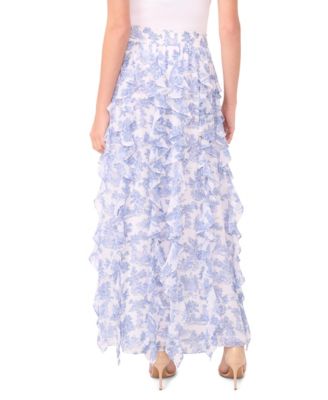 Women's Smocked Waist Maxi Skirt