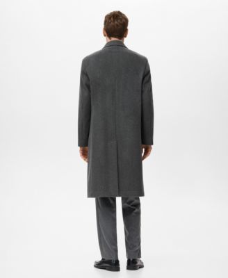 Men's Long Wool Coat