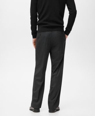 Men's Relaxed-Fit Pleated Pants
