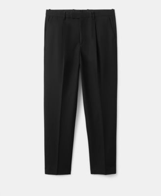 Men's Regular-Fit Pleats Suit Pants