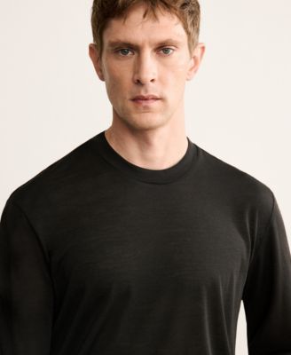 Men's Slim-Fit Wool-Blend T-Shirt