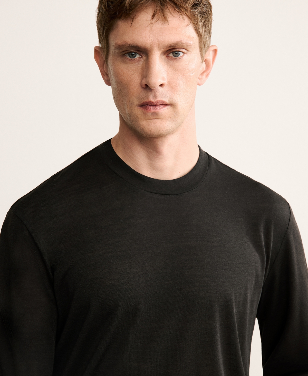 Mango Men's Slim-Fit Wool-Blend T-Shirt