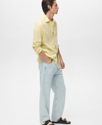 Men's Pocket Linen Shirt