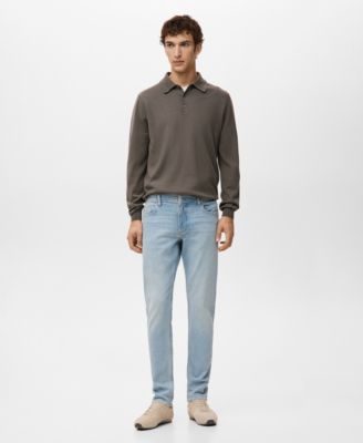 Men's Jan Slim-Fit Frayed Effect Jeans