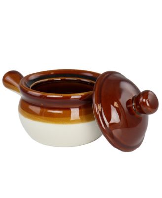 Long Handle Soup Bowls, Set of 4