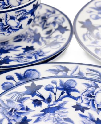 Blue Orchid 16-Pc. Dinnerware Set, Service For 4