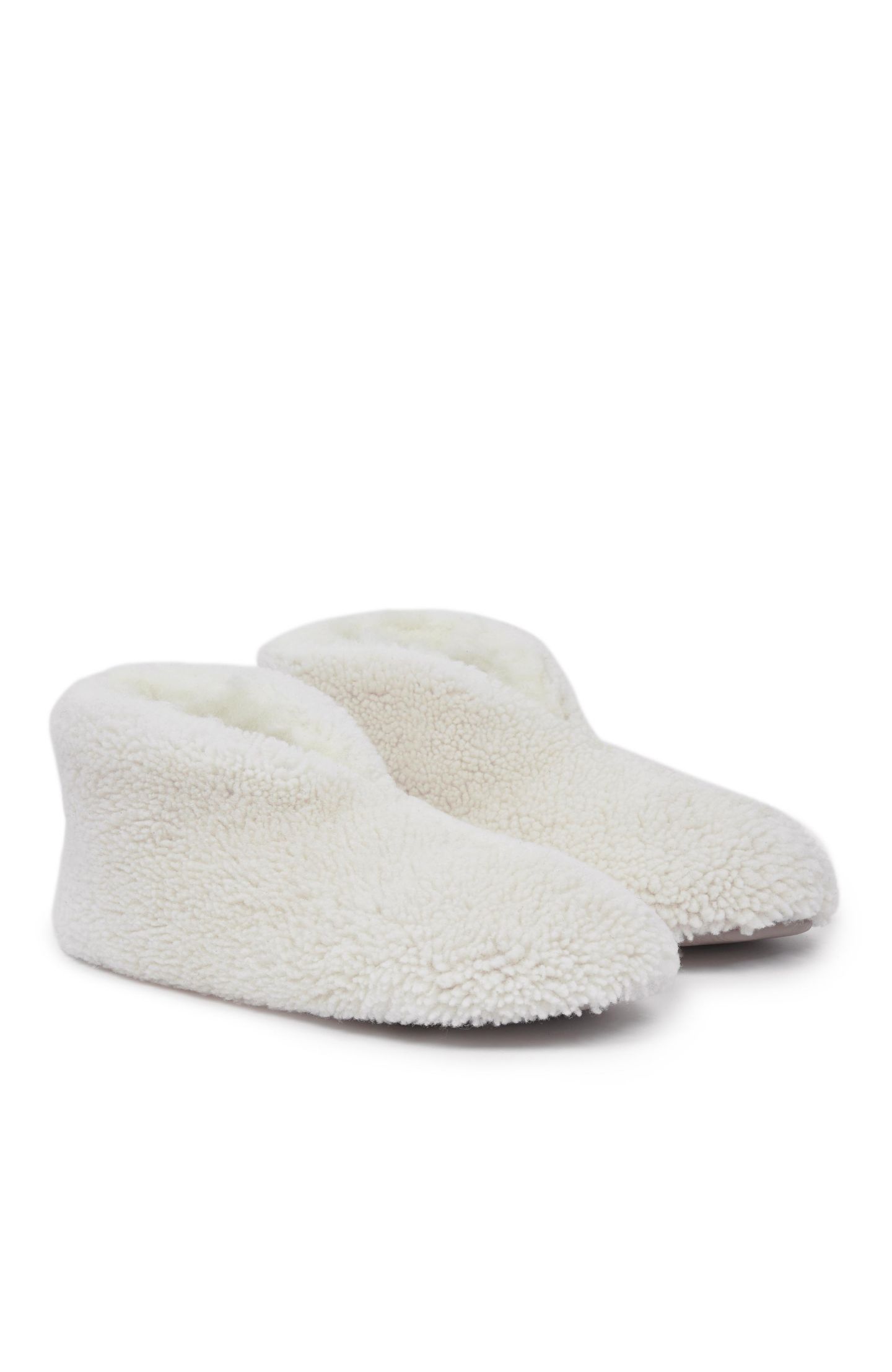 Женские тапочки Celtic & Co. Teddy Soft Sole Bootee Slippers, цвет: Экрю — фото 2