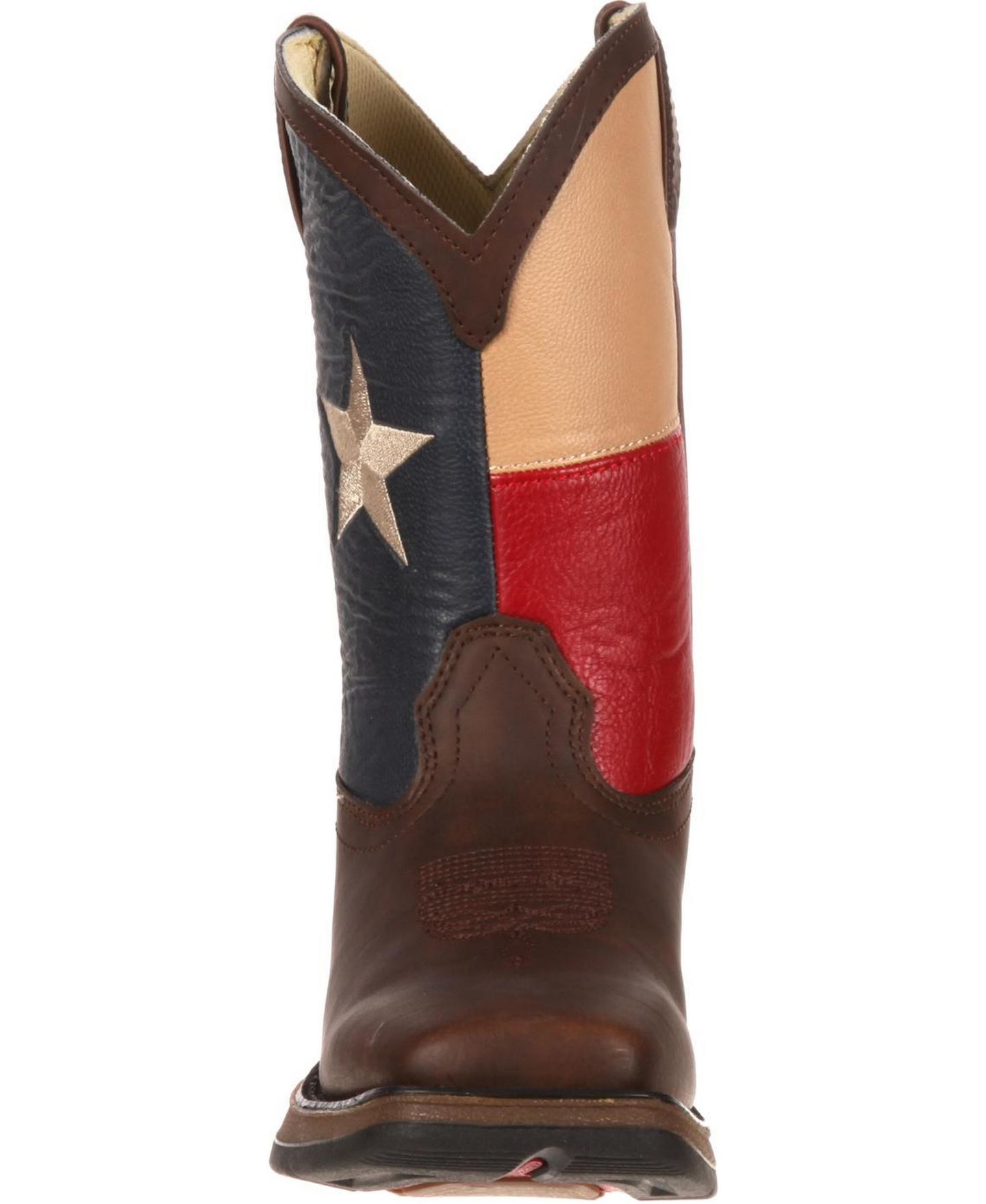 Ботинки Durango Lil' Rebel by Texas Flag Western для мальчиков, цвет: Коричневый — фото 8