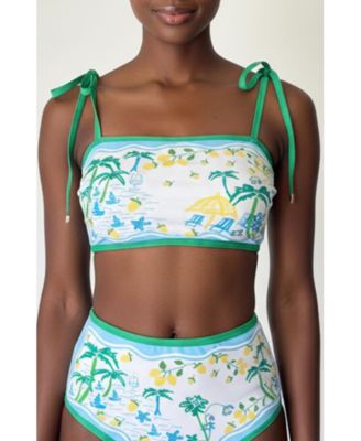 Women's Tropical Escape Reversible Bikini Top