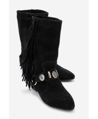 Women's Selora Leather Buckle Western Boot